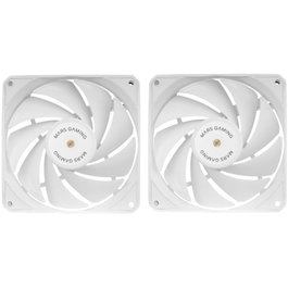 Mars Gaming Pack 2 Ventiladores MF-NCLX2 120mm Blanco